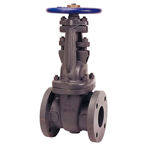 (Nibco Part#:  NHA300T) F-617-O Large Diameter - Gate Valve - Class 125, Cast Iron, Flanged