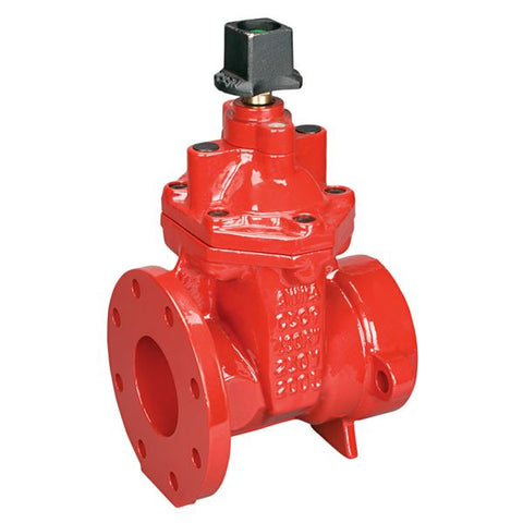 (Nibco Part#:  NHAC17H) FPCR-619-RW - Gate Valve - Ductile Iron, Irrigation, Flanged