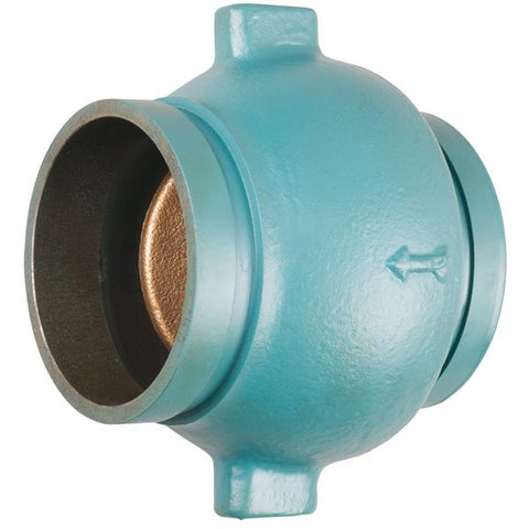 (Nibco Part#:  NLN52XD) G-920-W-LF - Check Valve - Lead-Free*, Cast Iron, Silent, Grooved