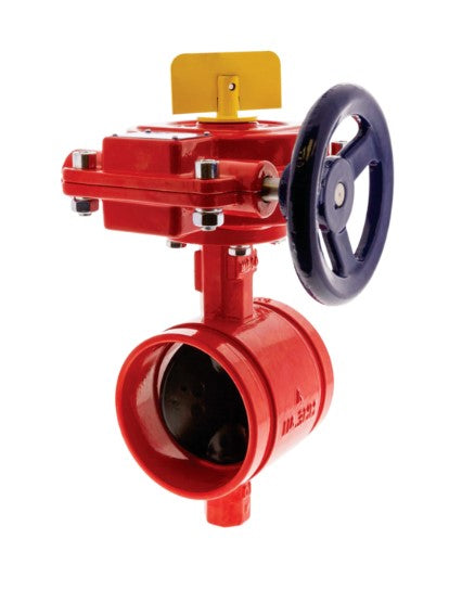 (Nibco Part#:  NLK981FF) GD-4863-8N - Butterfly Valve - Ductile Iron, Fire Protection, UL Listed, FM Approved, VdS, Gear Operator