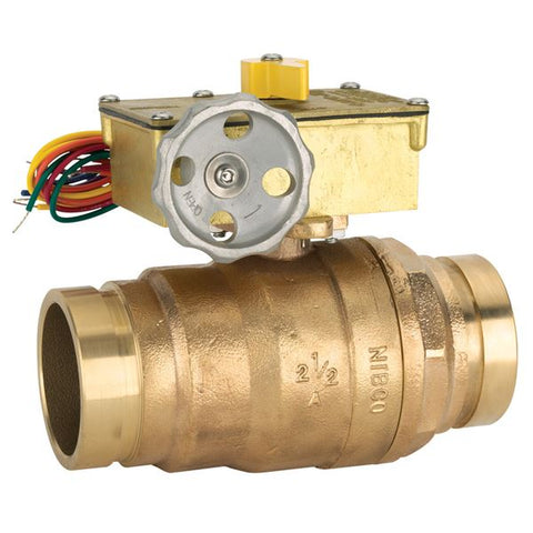 (Nibco Part#:  NG93X7D) KG-505-W-8 - Two-Piece Bronze Ball Valve - Fire Protection, Grooved