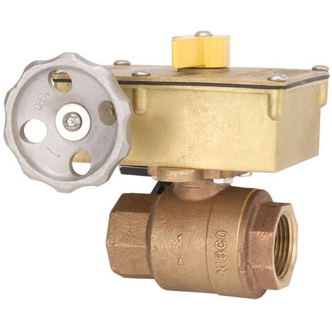 (Nibco Part#:  NL93X7A) KT-505-W-8 - Two-Piece Bronze Ball Valve - Fire Protection, Threaded Ends