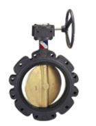 (Nibco Part#:  NLGL10Y) LD-1000 Large Diameter - Butterfly Valve - Ductile Iron, Lug Type, 150 PSI