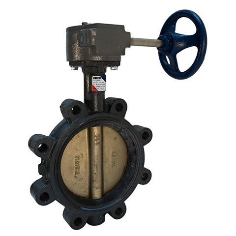 (Nibco Part#:  NLG110M) LD-2000 - Butterfly Valve - Ductile Iron, Lug Type, 200 PSI