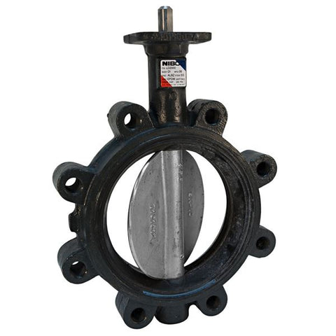 (Nibco Part#:  NLG182D) LD-L010 - Butterfly Valve - Ductile Iron, Lug Type, 100 PSI, Actuated