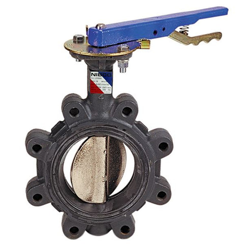 (Nibco Part#:  NLG24TD) LD-3110 - Butterfly Valve - Ductile Iron, Lug Type, 250 PSI