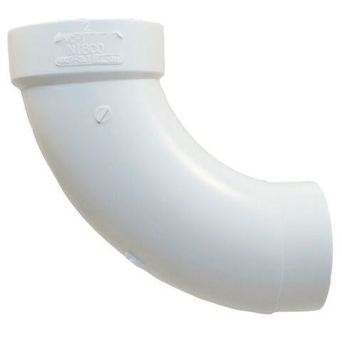 (Nibco Part#:  K057200) 4807-2-LT - 90 Street Long Turn Elbow SPG x H PVC