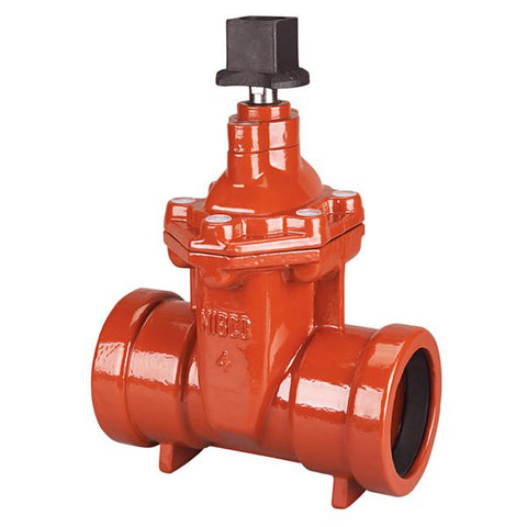 (Nibco Part#:  NHAC21H) P-619-RW - Gate Valve - Cast Iron, Irrigation, PVC End Connections