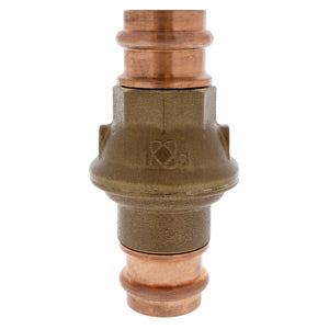 (Nibco Part#:  NF932W6) PC-480-Y-LF - Ring Check In-line Lift Check Valve - Bronze, 250 PSI, Press Ends