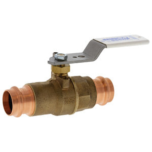 (Nibco Part#:  HP840X6) PC-585HP-LF - Press End - High-Performance Bronze Ball Valve - Lead-Free