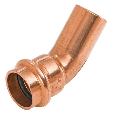 (Nibco Part#:  9046200PC) PC606-2 - 45-degree Elbow Ftg x P - Wrot Copper