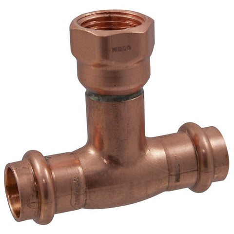 (Nibco Part#:  9146050PC) PC612 - Tee P x P x F - Wrot Copper