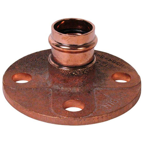 (Nibco Part#:  B305358PC) PC741 - Companion Flange P x Flange - Cast Bronze Flange/Wrot Copper Outlet