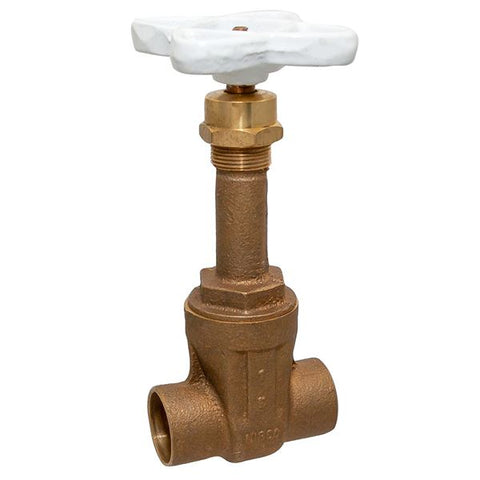 (Nibco Part#:  NJ050X6) S-111-LF - Gate Valve - Lead-Free*, Rising Stem, Solder Ends