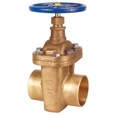 (Nibco Part#:  NJ1T00H) S-136 Large Diameter - Gate Valve - Bronze, Non-Rising Stem, Bolted Bonnet, Threaded