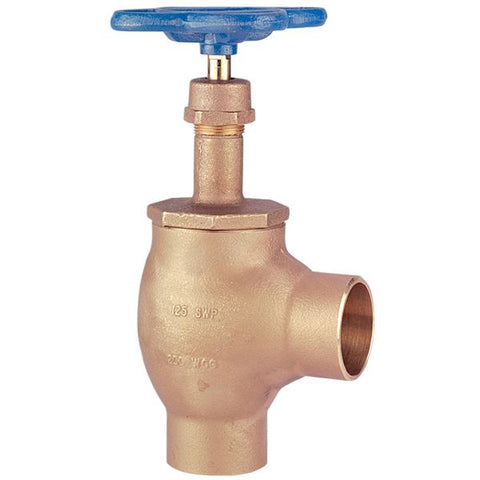 (Nibco Part#:  NJ4K004) S-311-Y - Angle Valve - Bronze, Class 125, Solder