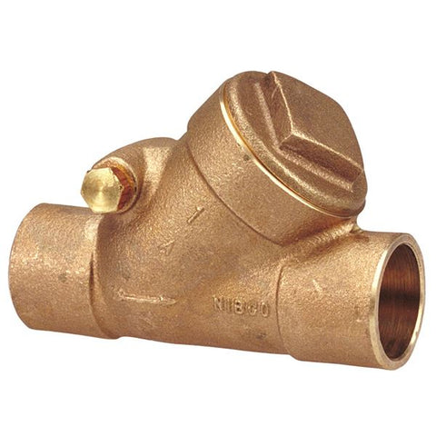 (Nibco Part#:  NJ7J004) S-433-B - Check Valve - Bronze, Bronze Disc, Solder Ends