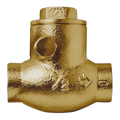 (Nibco Part#:  N00326A) SI-3 - Check Valve - Brass, Swing, Solder