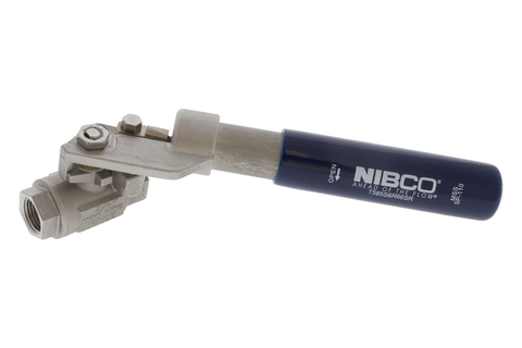 (Nibco Part#:  NL95XZ4) T585-S6-R-66-SR - THRD FULL PORT SS/SS TRIM BV