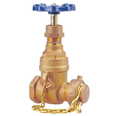 (Nibco Part#:  NL0F806) T-113-HC - Gate Valve - Bronze, Thread x Hose Thread