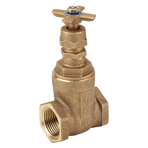 (Nibco Part#:  NL0JE04) T-113-K - Gate Valve - Bronze, Class 125, Irrigation