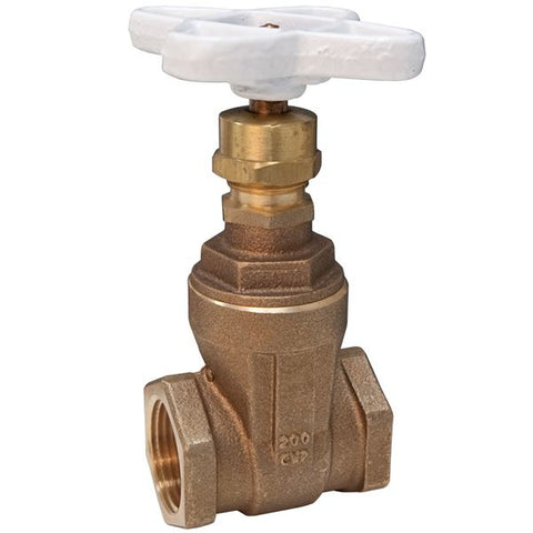 (Nibco Part#:  NL0J0X4) T-113-LF - Gate Valve - Lead-Free*, Non-Rising Stem, Threaded