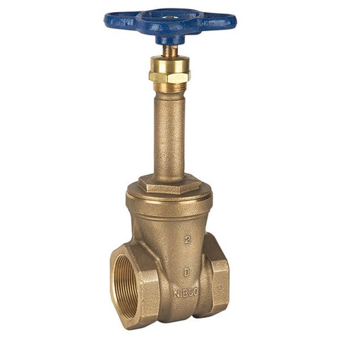 (Nibco Part#:  NL1C0TC) T-131 - Gate Valve - Bronze, Rising Stem, Threaded