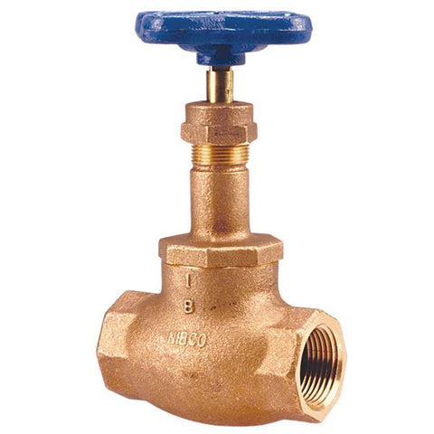 (Nibco Part#:  NL2K3J8) T-211-Y - Globe Valve - Bronze, PTFE Disc, Threaded Ends