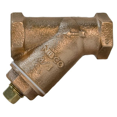 (Nibco Part#:  NL2RA0F) T-222-A - Strainer - Bronze, Perforated Screen, Threaded Ends