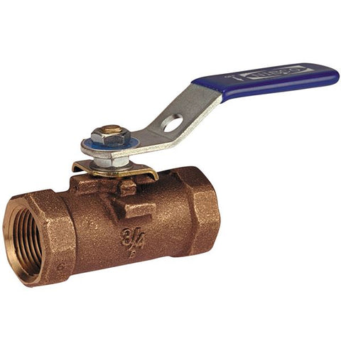 (Nibco Part#:  NL94014) T-560-BR-R-66 - One-Piece Bronze Ball Valve - Reinforced PTFE Seat, Stainless Steel Trim