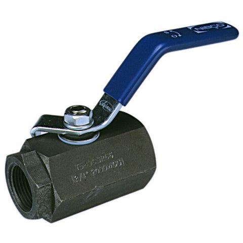 (Nibco Part#:  NL94GI4) T-580-CS-R-66 - Two-Piece Carbon Steel Ball Valve - Conventional Port, Stainless Steel Trim