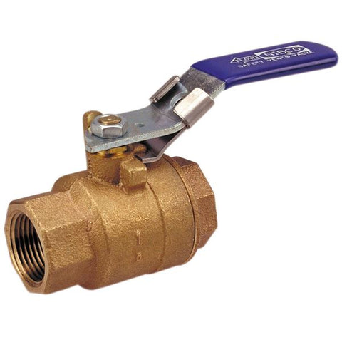 (Nibco Part#:  NL95074) T-585-70-SV - Two-Piece Bronze Ball Valve - Full Port, Safety-Vent