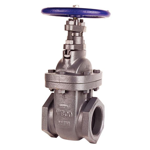 (Nibco Part#:  NLAC00D) T-619 - Gate Valve - Class 125, Cast Iron, Non-Rising Stem, Threaded