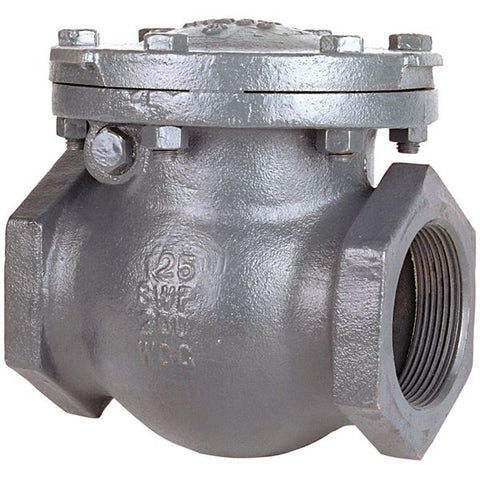 (Nibco Part#:  NLE300D) T-918-B - Check Valve - Cast Iron, Swing, Threaded