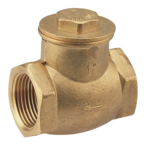 (Nibco Part#:  N00316A) TI-3 - Check Valve - Brass, Swing, Threaded