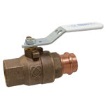 (Nibco Part#:  NF850XD) TPC-585-80-LF - Ball Valve ‚ Lead-Free, Full Port, Thread x Press Ends, 250 PSI