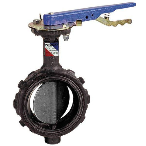 (Nibco Part#: NLH940J) WD-5022 - Butterfly Valve - Ductile Iron, Wafer Type, 285 PSI - Flow Control Products