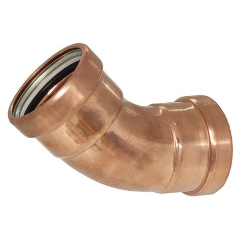 (Nibco Part#:  904350XLC) PC606-XLC - 45-degree Elbow - Prs x Prs - Wrot Copper